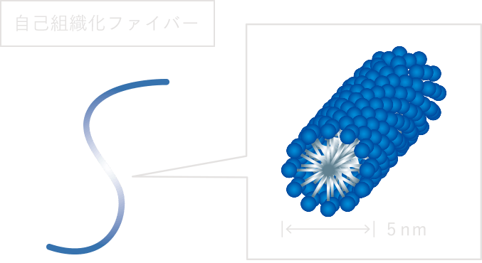 自己組織化ファイバー